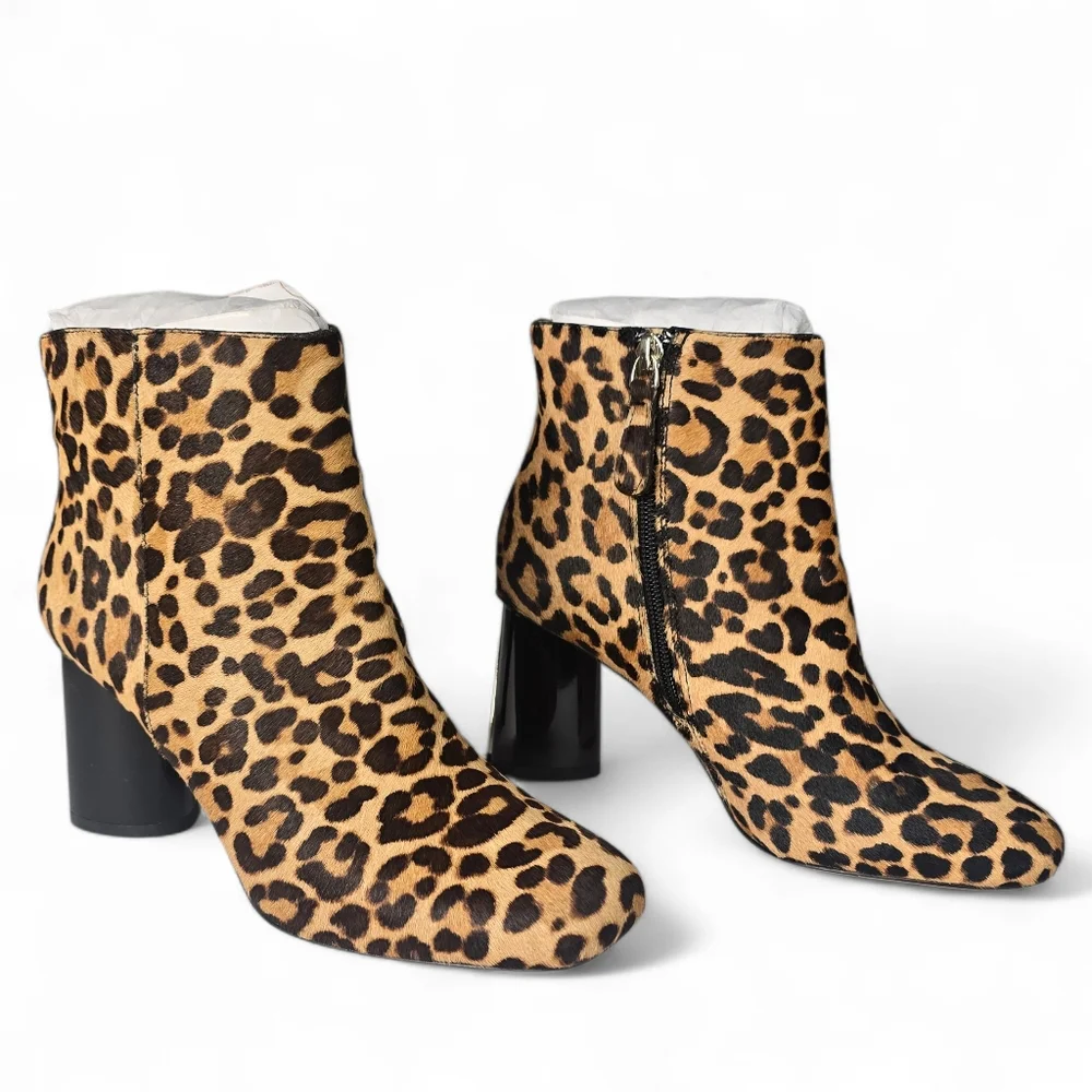 Kate Spade Natural Leopard‎ Haircalf Rudy Bootie Boots Size 6